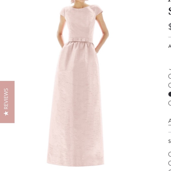 ALFRED SUNG Dresses & Skirts - NWT Alfred Sung Dupioni Full Length Dress 14